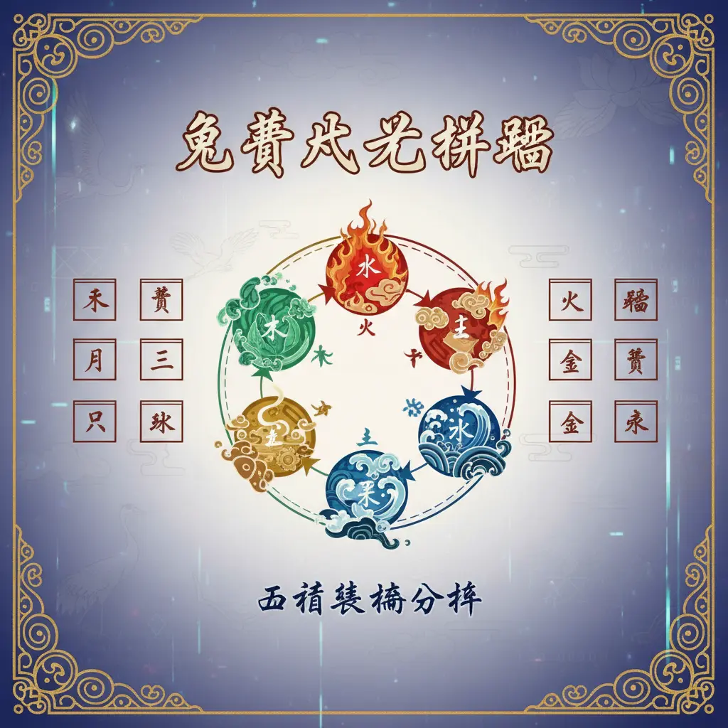 免費八字排盤 - 五行結構