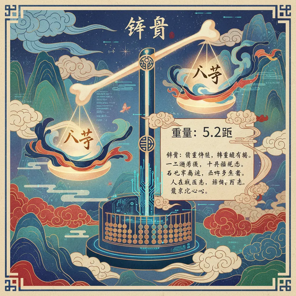 八字重量 - 秤骨歌