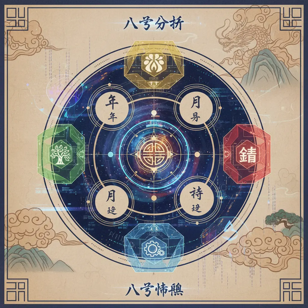 八字分析 - 八字命盤