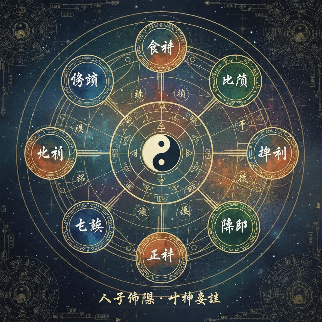 八字命盤 - 十神