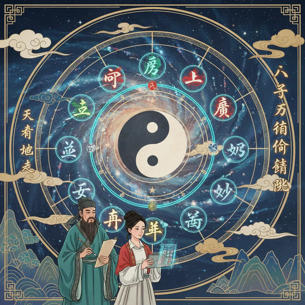 八字五行命造簡批 - 天干地支