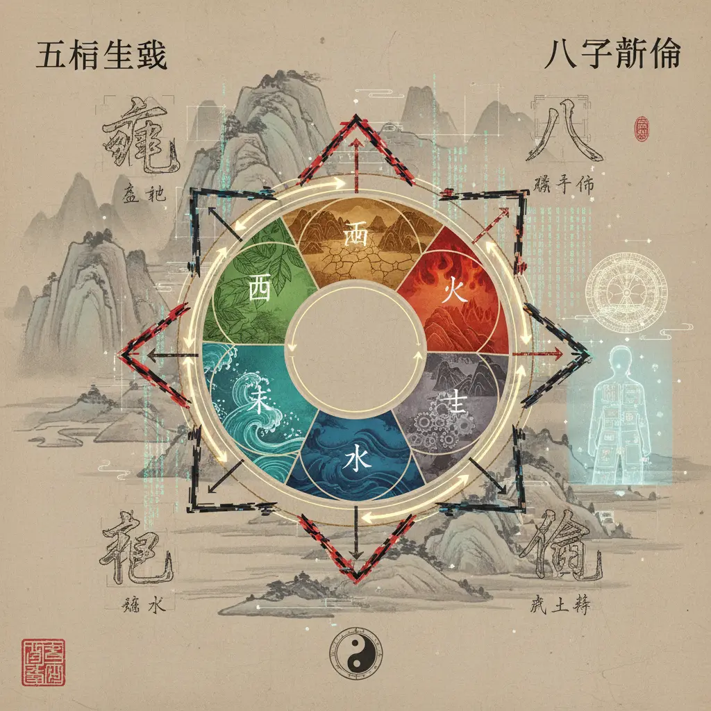 八字算命 - 五行生剋