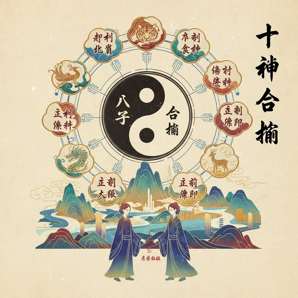 八字合婚 - 十神理論