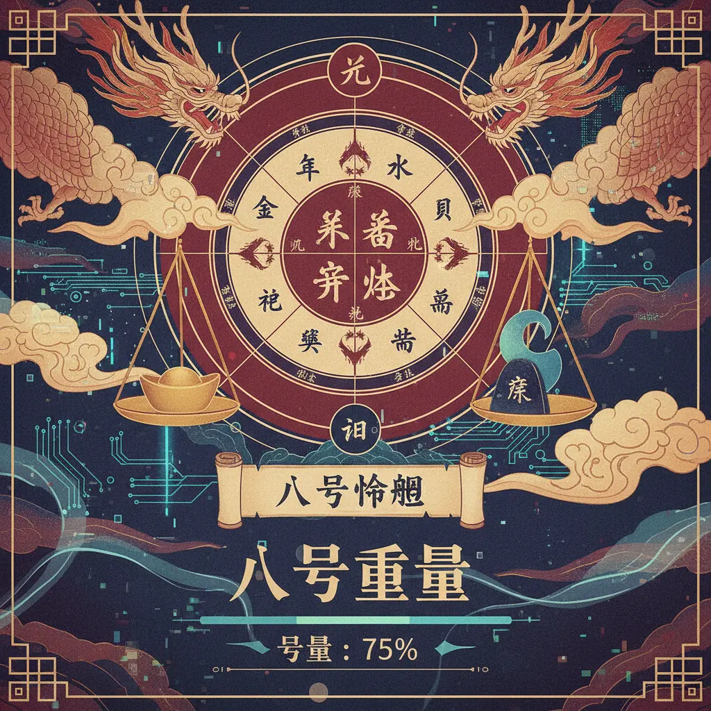 八字重量 - 八字命盤