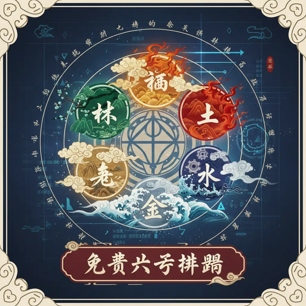 免費八字排盤 - 五行